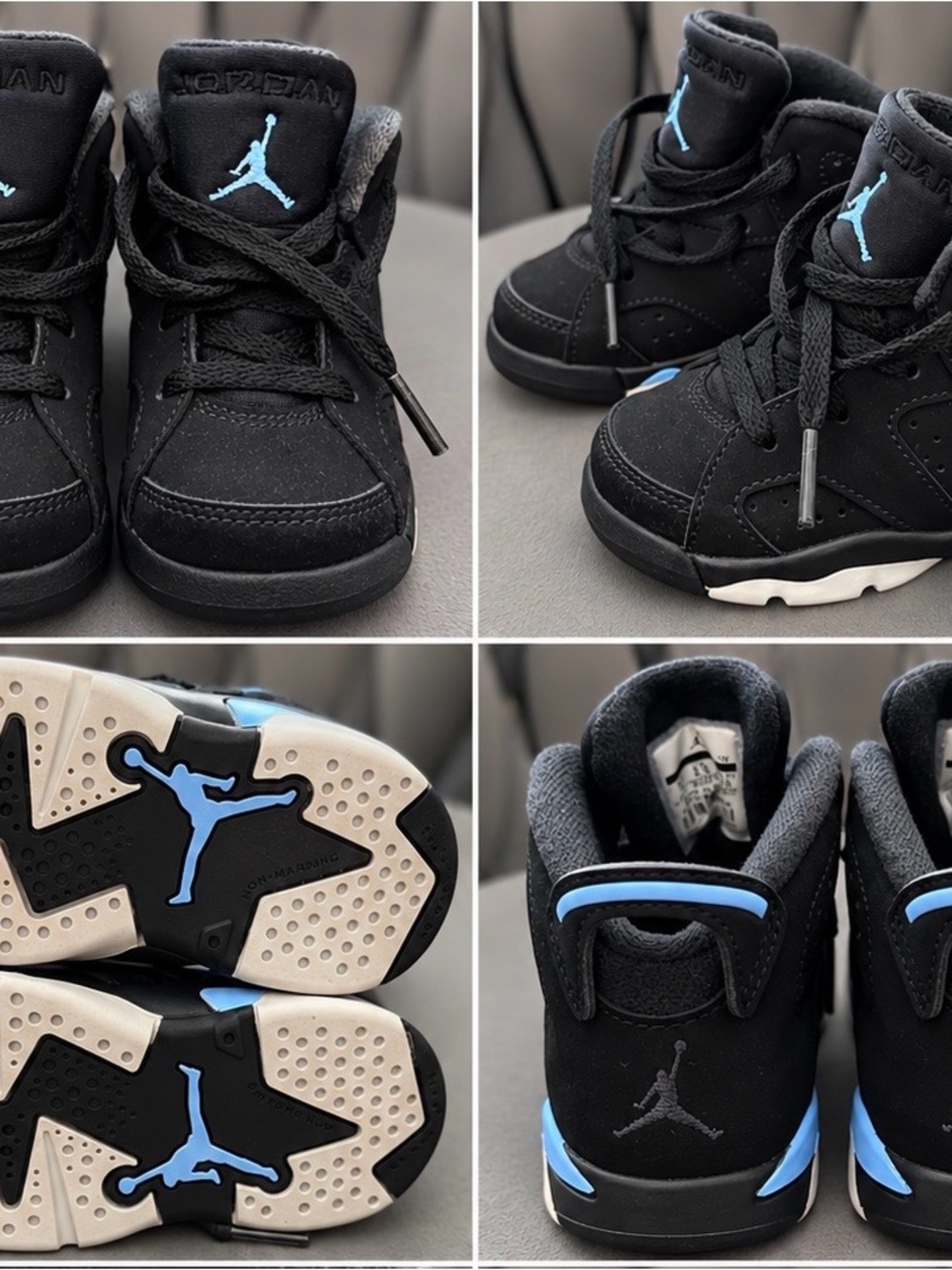 Air Jordan 6 Retro UNC Toddler Size 7C